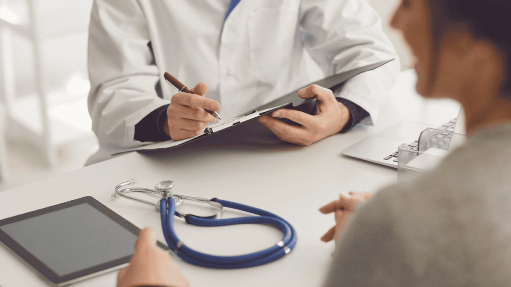 doctors and patient
